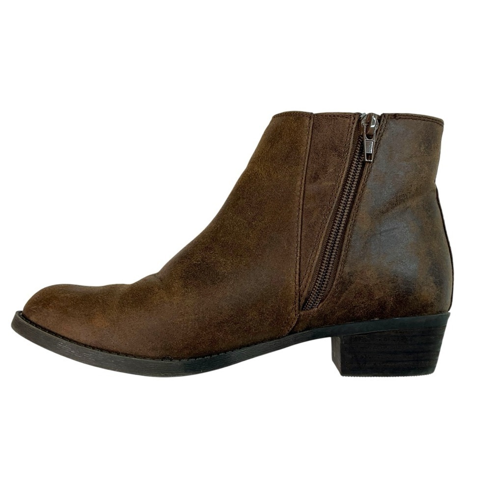 Carlos by Carlos Santana BERT Rustic Brown Ankle Booties Boots Size 7.5M - Picture 10 of 15